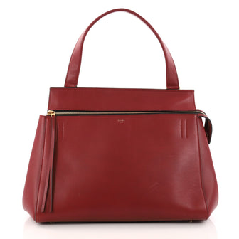Celine Edge Bag Leather Small Red 3205801