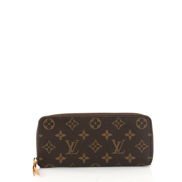 Louis Vuitton Clemence Wallet Monogram Canvas Brown 3207701