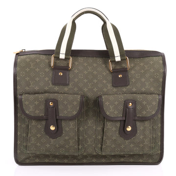 Louis Vuitton Sac Mary Kate Satchel Mini Lin Green 3208301