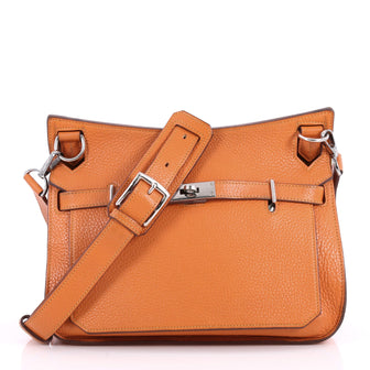 Hermes Eclat Jypsiere Handbag Clemence 28 Orange 3210206