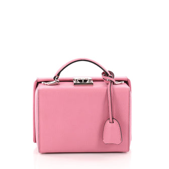 Mark Cross Grace Box Bag Leather Small Pink 3210901