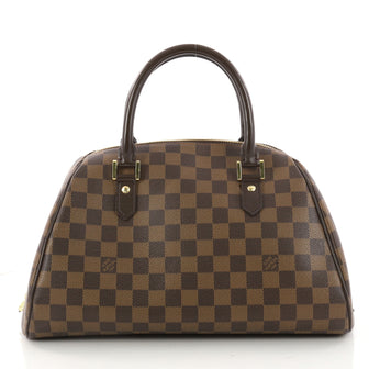 Louis Vuitton Ribera Handbag Damier MM Brown 3211103