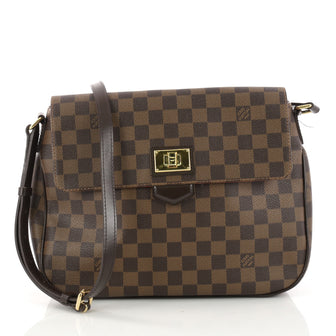 Louis Vuitton Besace Rosebery Handbag Damier Brown 3211104