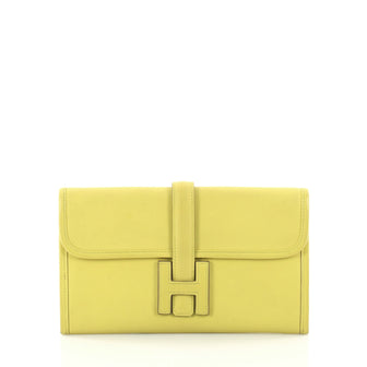  Hermes Jige Duo Clutch Swift Yellow 3212002
