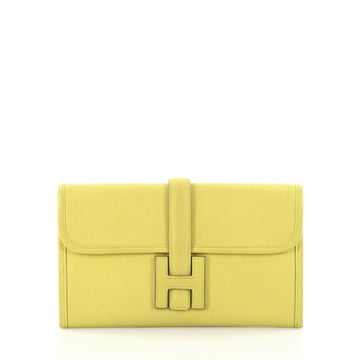  Hermes Jige Duo Clutch Swift Yellow 3212002