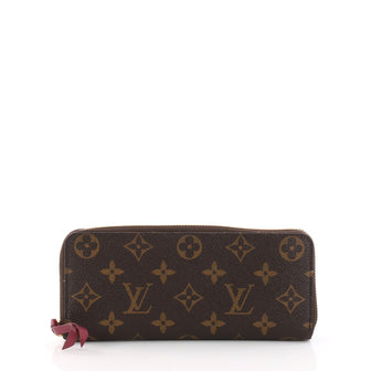Louis Vuitton Clemence Wallet Monogram Canvas Brown 3212902