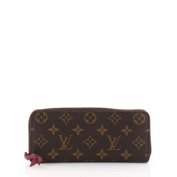 Louis Vuitton Clemence Wallet Monogram Canvas Brown 3212902
