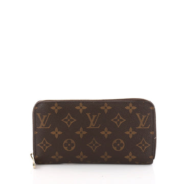 Louis Vuitton Zippy Wallet Monogram Canvas Brown 3213606