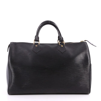 Louis Vuitton Speedy Handbag Epi Leather 40 Black 3213701
