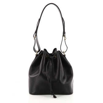 Louis Vuitton Petit Noe Handbag Epi Leather Black 3216001