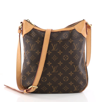 Louis Vuitton Odeon Handbag Monogram Canvas PM Brown 3219701