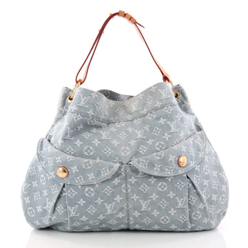 Louis Vuitton Daily Handbag Denim GM Blue 3220502