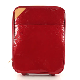 Louis Vuitton Pegase Luggage Monogram Vernis 45 Red 3221103
