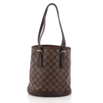 Louis Vuitton Marais Bucket Bag Damier Brown 3221401