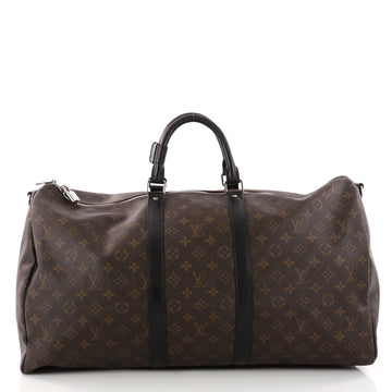 Louis Vuitton Keepall Bandouliere Bag Macassar Monogram 3221903