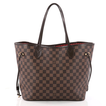 Louis Vuitton Neverfull Tote Damier MM Brown 3222001