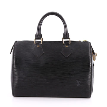 Louis Vuitton Speedy Handbag Epi Leather 25 Black 3222703