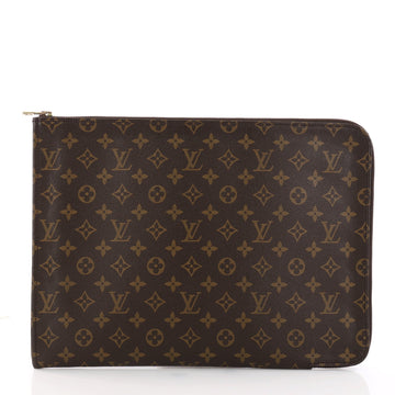 Louis Vuitton Poche Documents Monogram Canvas Brown 3222802