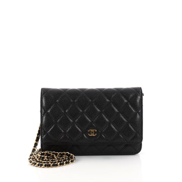 Chanel Wallet on Chain Quilted Caviar Black 3223103