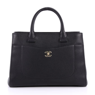 Chanel Neo Executive Tote Grained Calfskin Small Black 3224201