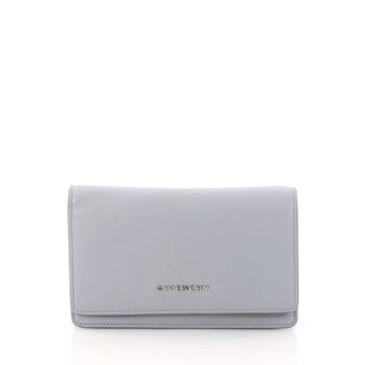Givenchy Pandora Chain Wallet Leather Blue 3227901