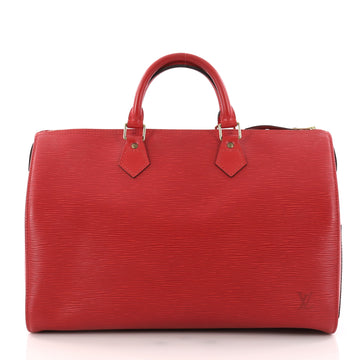 Louis Vuitton Speedy Handbag Epi Leather 35 Red 3229201