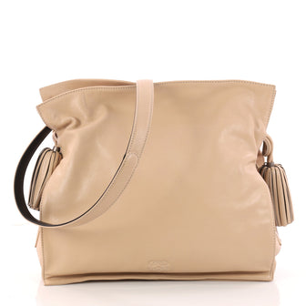 Loewe Flamenco Bag Leather Medium Neutral 3229902