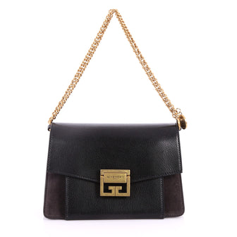 Givenchy GV3 Flap Bag Leather Small Black 3231501