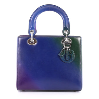 Christian Dior Lady Dior Handbag Ombre Glazed Leather 3232401