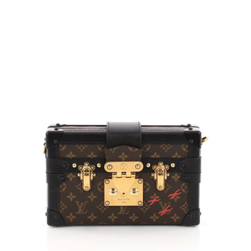 Louis Vuitton Petite Malle Handbag Monogram Canvas Brown 3233501