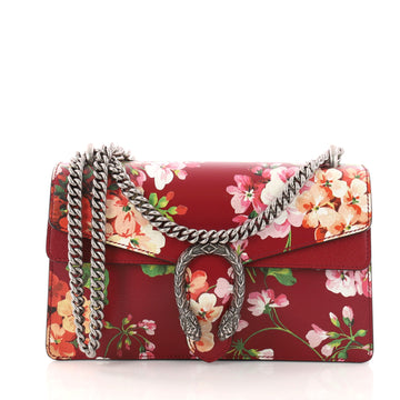 Gucci Dionysus Handbag Blooms Print Leather Small Red 3233603