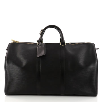 Louis Vuitton Keepall Bag Epi Leather 50 Black 3233801