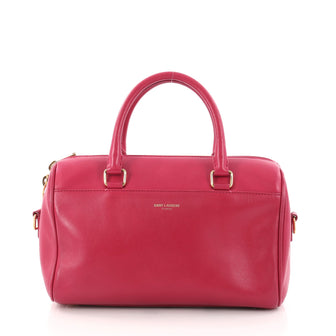 Saint Laurent Classic Baby Duffle Bag Leather Pink 3233803