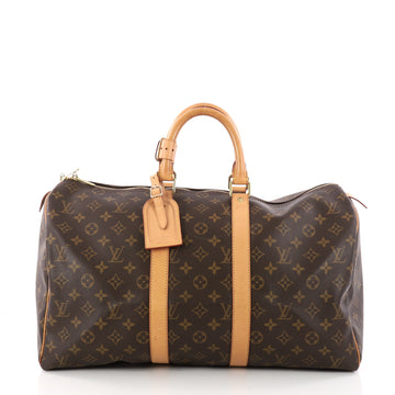 Louis Vuitton Keepall Bag Monogram Canvas 45 Brown 3235202