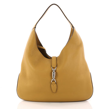 Gucci Jackie Soft Hobo Leather Yellow 3238004