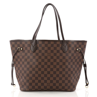 Louis Vuitton Neverfull NM Tote Damier MM Brown 3238403