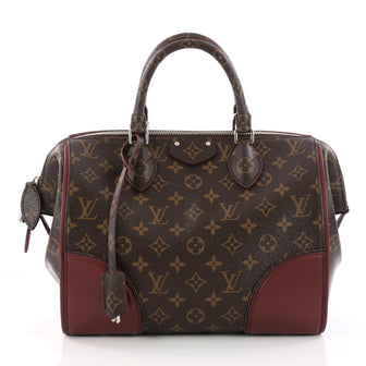 Louis Vuitton Doc Handbag Monogram Shine Canvas PM Brown 3238501