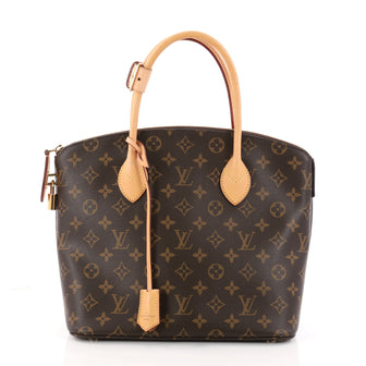 Louis Vuitton Lockit NM Handbag Monogram Canvas PM Brown 3238801