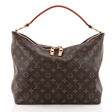 Louis Vuitton Sully Handbag Monogram Canvas PM Brown 3238901