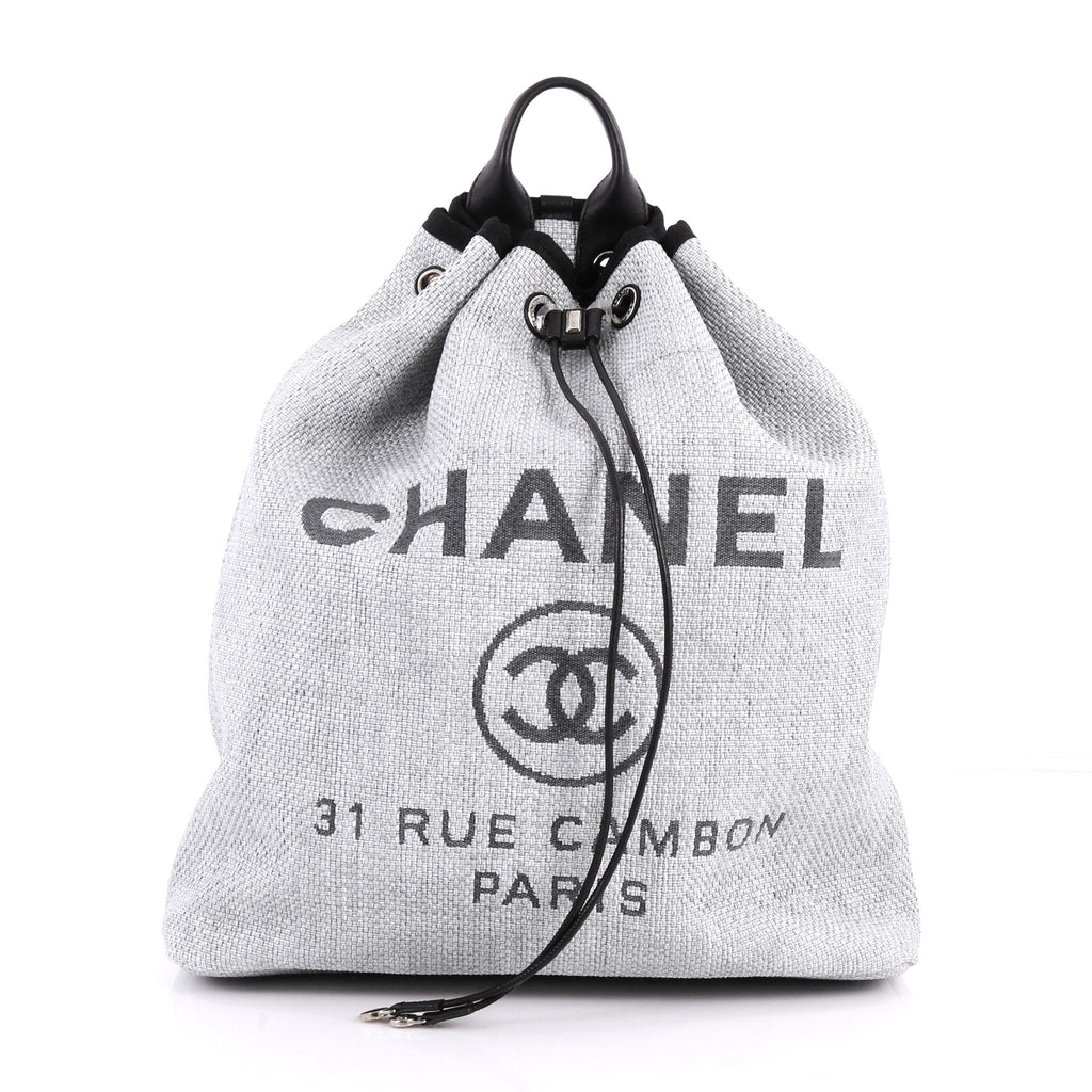 Chanel Exhibition Tote Bag mademoiselle Privé Canvas Bag 
