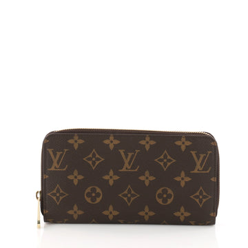 Louis Vuitton Zippy Wallet Monogram Canvas Brown 3244002