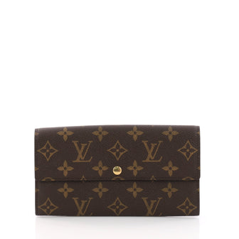 Louis Vuitton Sarah Wallet Monogram Canvas Brown 3244201