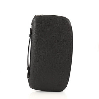 Louis Vuitton Atoll Organizer Wallet Taiga Leather Black 3244501