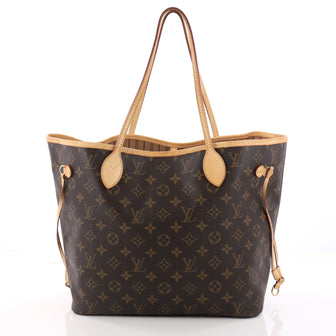 Louis Vuitton Neverfull Tote Monogram Canvas MM Brown 3245301