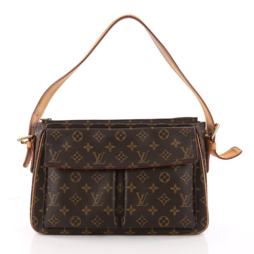 Louis Vuitton Viva Cite Handbag Monogram Canvas GM Brown 3245602