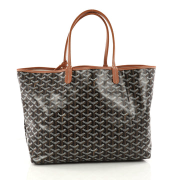 Goyard St. Louis Tote Coated Canvas PM Black 3246003