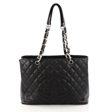 Chanel Grand Shopping Tote Quilted Caviar Black 3246303
