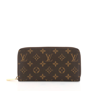 Louis Vuitton Zippy Wallet Monogram Canvas Brown 3246701