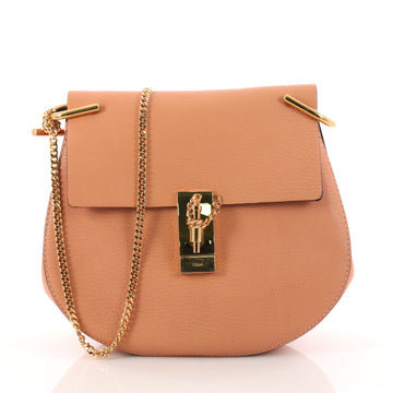  Chloe Drew Crossbody Bag Leather Small Pink 3246803