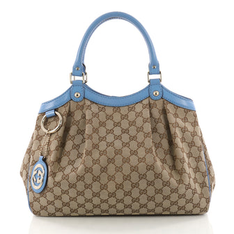 Gucci Sukey Tote GG Canvas Medium Brown 3248301